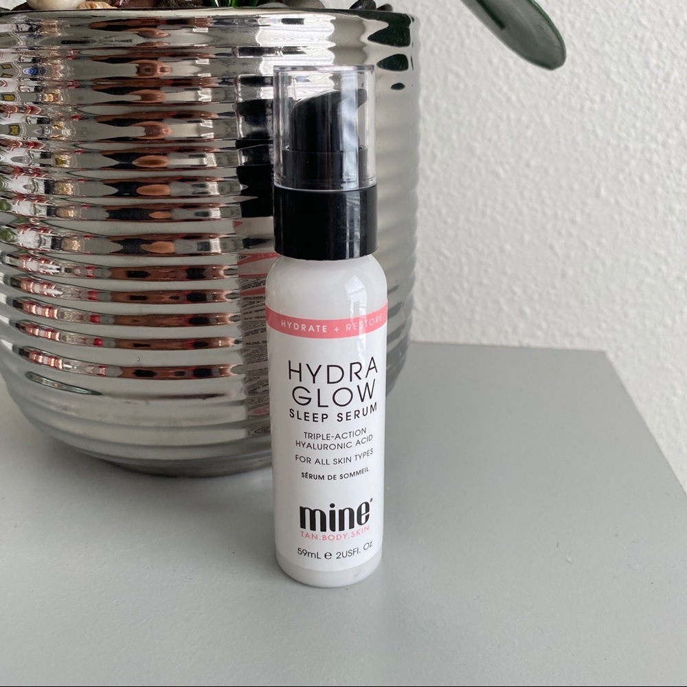 NEW! MINE Hydra Glow Sleep Serum 2oz